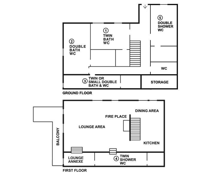 Chalet Kanjiroba Val d’Isere Floor Plan 1